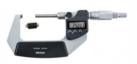 Mitutoyo 406-251-32 Series 406 Digimatic Outside Micrometer with non-rotating spindle, 25 to 50 mm-