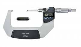 Mitutoyo 406-252-32 Series 406 Digimatic Outside Micrometer with non-rotating spindle, 50 to 75 mm-
