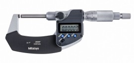 Mitutoyo 406-350-32 Series 406 Digimatic Outside Micrometer with non-rotating spindle, 0 to 1&amp;quot;-