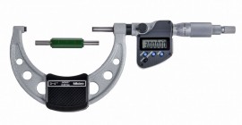 Mitutoyo 406-353-32 Series 406 Digimatic Outside Micrometer with non-rotating spindle, 3 to 4&amp;quot;-