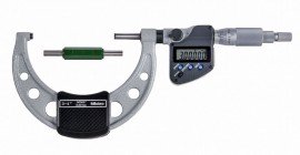 Mitutoyo 406-353-32 Series 406 Digimatic Outside Micrometer with non-rotating spindle, 3 to 4&amp;quot;-