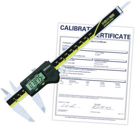 Mitutoyo 500-196-32-NIST AOS Absolute Digimatic Caliper, 0-6" (0-150mm), includes ISO Certificate-