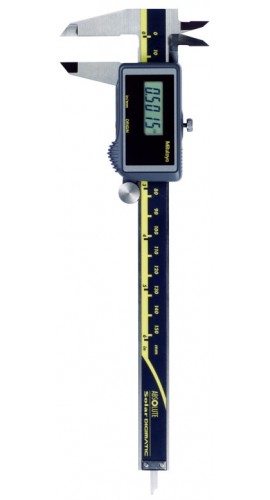 Mitutoyo 500-474 Solar Absolute Digimatic Calipers, 0-6" (0-150mm)-
