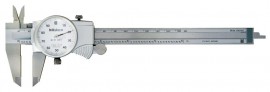 Mitutoyo 505-736 Series 505 Inch Dial Caliper with carbide-tipped jaws, 0 to 6&amp;quot;, 0.1&amp;quot;-