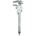 Mitutoyo 505-738 Dial Caliper with Carbide-Tipped Jaws, 0-6&amp;quot;, 0.1&amp;quot;/Revolution-