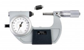 Mitutoyo 510-122 Series 510 Mechanical Indicating Micrometer, 25 to 50 mm-