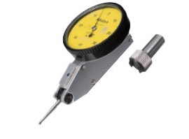 Mitutoyo 513-404-10A Horizontal Dial Test Indicator, Plus Set, 0.8" Range-