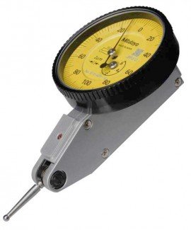 Mitutoyo 513-425-10A Horizontal Dial Test Indicator, Plus Set, 0.6mm Range-