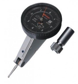 Mitutoyo 513-443-16A Horizontal Dial Test Indicator, Tilted Plus Set, 0.016&quot; Range-
