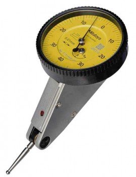 Mitutoyo 513-444-10T Horizontal Dial Test Indicator, Tilted Full Set, 1.6mm Range-