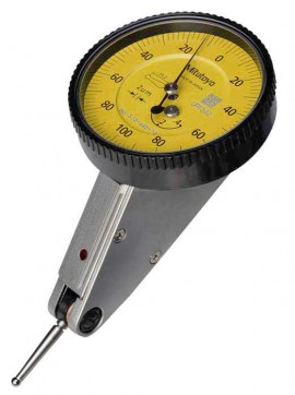 Mitutoyo 513-445-10T Horizontal Dial Test Indicator, Tilted Full Set, 0.4mm Range-