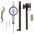 Mitutoyo 513-512-10T Series 513 Pocket Full Dial Test Indicator Set, 0.02&amp;quot;, SAE-