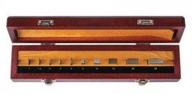 Mitutoyo 516-103-26 Metric Steel Micrometer Inspection Gage Block Set, grade 0-