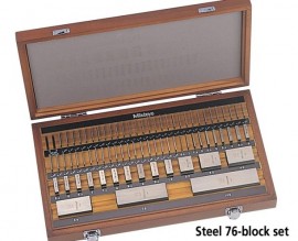Mitutoyo 516-452-26 Metric Gauge Block Square Steel Set, grade-AS-2-
