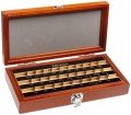 Mitutoyo 516-551-56 Imperial Gauge Block Rectangular Steel Set, 28, grade K-