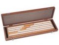 Mitutoyo 516-702-26 Metric Gauge Block Rectangular Steel Set, grade 0, 8-