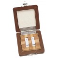 Mitutoyo 516-802-26 Metric Gauge Block Rectangular Steel Set, 2, grade AS-1-