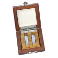 Mitutoyo 516-804-26 Imperial Gauge Block Rectangular Steel Set, 2, grade AS-1-