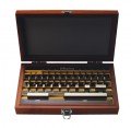 Mitutoyo 516-916-26 Imperial Gauge Block Rectangular Steel Set, 35, grade AS-2-