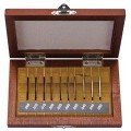 Mitutoyo 516-926-26 Imperial Gauge Block Rectangular Steel Set, 10, grade-0-