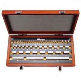Mitutoyo 516-937-26 Metric Gauge Block Rectangular Steel Set, 112, grade 00-