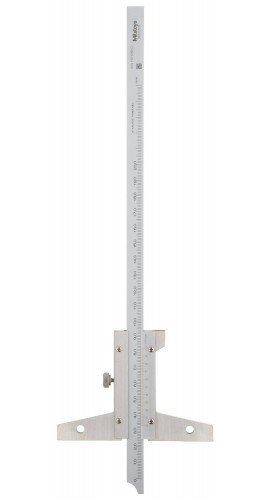 Mitutoyo 527-122 Vernier Depth Gauge, 0-200mm Range, 0.02mm Vernier Reading, 230g Mass-
