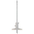 Mitutoyo 527-122 Vernier Depth Gauge, 0-200mm Range, 0.02mm Vernier Reading, 230g Mass-