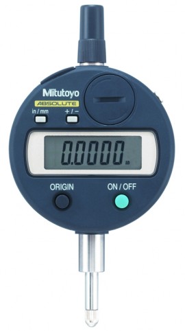 Mitutoyo 543-683B Digimatic Indicator, #4-48 UNF Thread, 0-0.5" Range, Flat Back-