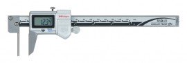 Mitutoyo 573-761-20 Digital ABS Tube Thickness Caliper, 0 to 6" / 0 to 150 mm, thumb roller-