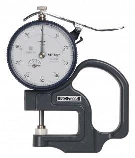 Mitutoyo 7300A Thickness Gauge with Dial, 0 to 0.5&quot;-
