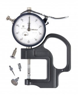 Mitutoyo 7328S Dial Thickness Gauge, 0 to 0.4"-