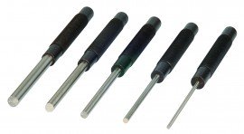 Mitutoyo 985-118 5-Piece XL Drive Pin Punch Set-