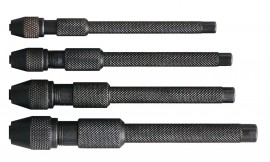 Mitutoyo 985-143 4-Piece Pin Vise Set, 0 to 0.188&quot;-