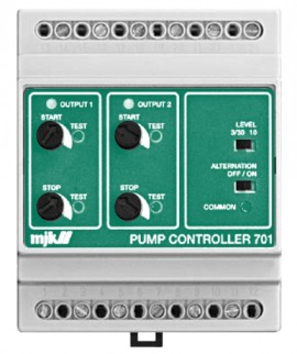 MJK 209859 701 Pump Controller with 209925 pressure transmitter, 4 to 20 mA input, 0 to 30'-