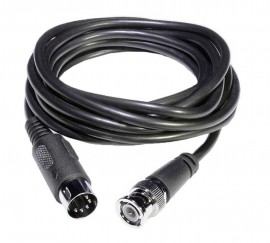 Monarch 6180-025 DIN Output Cable for Smart Laser Sensors, 0.13" Mono Plug-