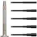 Moody Tools 55-0179 Nut Driver Set, 6-Piece, interchangeable-