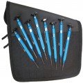 Moody Tools 55-0274 Slotted/Phillips Reversible Drivers with 1/4" hex adapters, 10-piece-