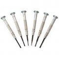 Moody Tools 57-0116 Slotted Driver Set, 6-piece, 0.025 to 0.100"-