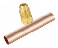 NAVAC F1003 Slip Fit Copper Braze Tee, 5&amp;#8260;16&amp;quot; ODS x &amp;frac38;&amp;quot; ODF, 3-pack-