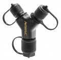 NAVAC F1028 Rapid-Y Recovery Fitting, 2 x &amp;frac38;&amp;quot; male to 1 x &amp;frac38;&amp;quot; female-