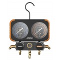 NAVAC N2A4 Pro Plus Manifold Gauge, -30 inHg to 800 psi-