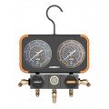 NAVAC N2A4B Pro Plus A2L Compatible Manifold Gauge for the R-32, R-410A, R-22 and R-454B-
