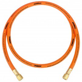 NAVAC NHR38AA Big Boy Refrigerant Recovery Hose with &amp;frac14;&amp;quot; fittings and &amp;frac38;&amp;quot; diameter, 6&#039;, orange-
