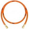 NAVAC NHR38AA Big Boy Refrigerant Recovery Hose with &amp;frac14;&amp;quot; fittings and &amp;frac38;&amp;quot; diameter, 6', orange-