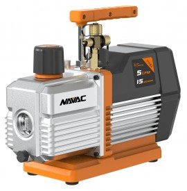 NAVAC NP5DP2 Dual-Stage Vacuum Pump, 5 CFM, A2L-