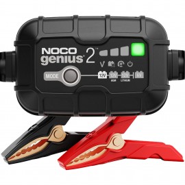 NOCO GENIUS2 Battery Charger, maintainer, and desulfator, 2 a, 6 v and 12 V-