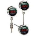 NOSHOK 823-1-0--58/392-150-2 823 Series Digital Temperature Indicator with back connection, -58 to 392&amp;deg;F, 15&amp;quot;-