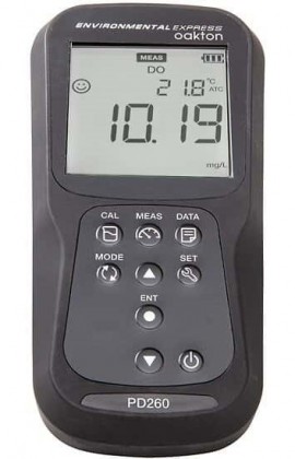 OAKTON 35660-50 PD250 Waterproof Dual-Channel pH, ORP, and DO Handheld Meter-