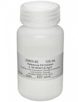 OAKTON WD-35803-82 Ammonium Chloride Electrode Reference Fill Solution, 0.1M, 125 mL-