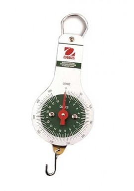 Ohaus 8011-MA Spring Scale, 0.55 lb-
